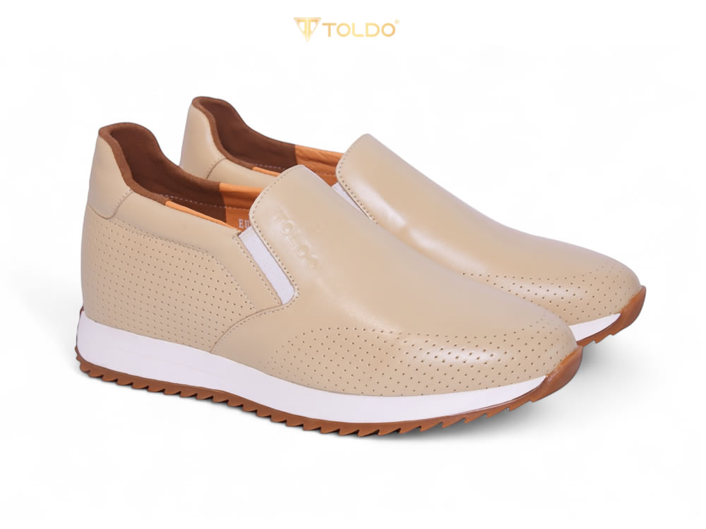 Giày cao 8cm màu be nhập khẩu 9